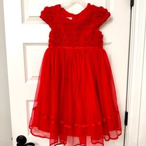 Beautiful red dress for girls size 8